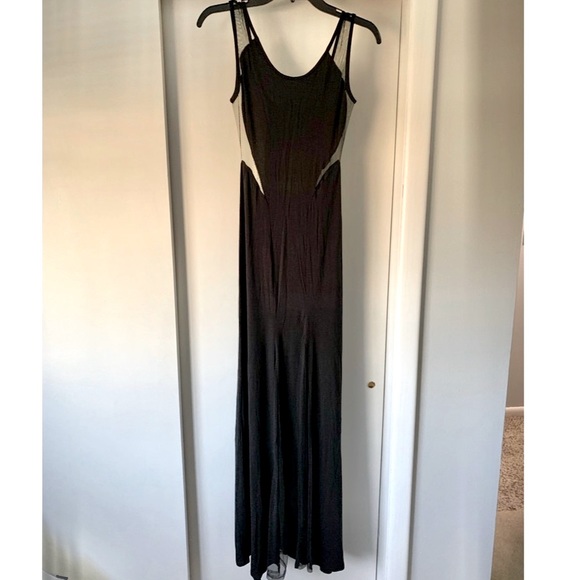 NWT Malloy Cutouts Sheer Tank Maxi Dress - Picture 2 of 8